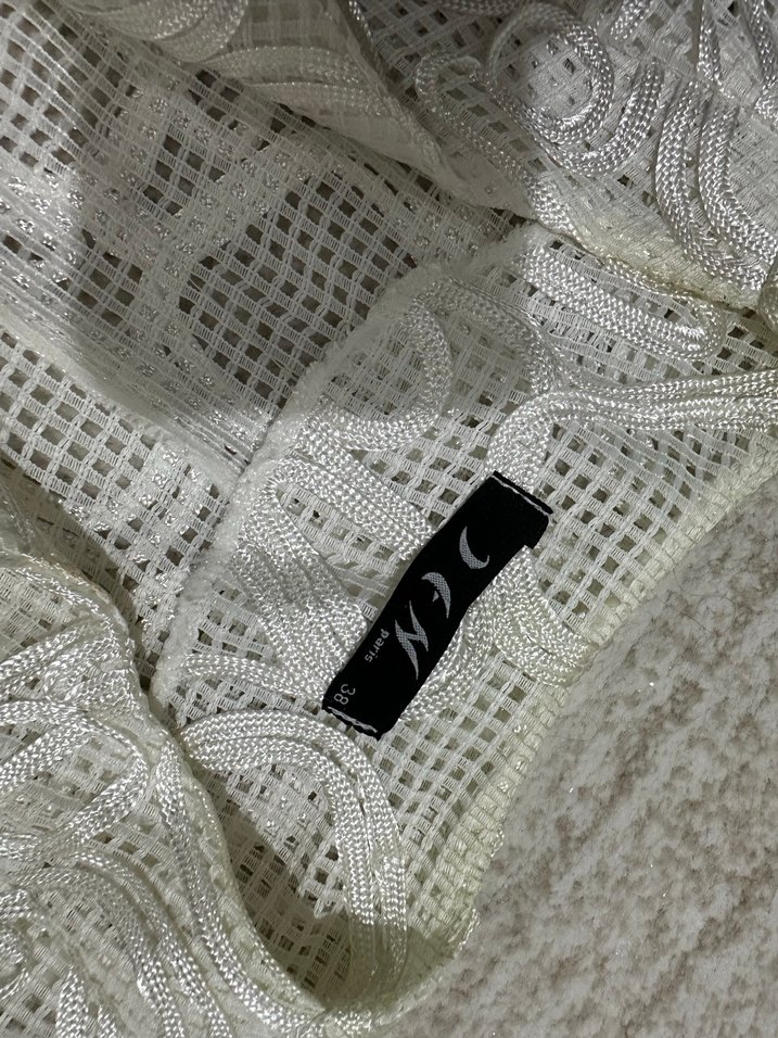 Dantel Detaylı tül Yelek - Görsel 3