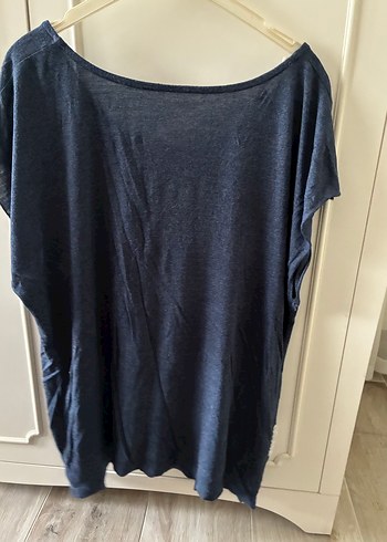 Trendy Mavi  Tişörtü, Kısa Kollu, Rahat Kesim - Görsel 2