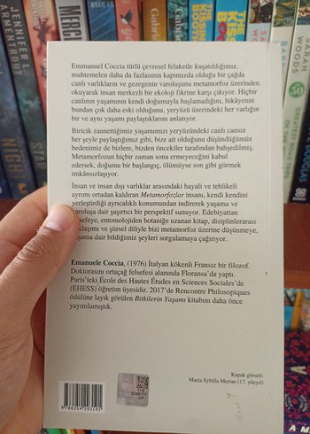 Metamorfozlar - Emanuele Coccia Bilim Arastirma Kitap