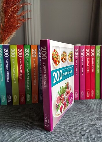 200 Super Salads Cookbook , Yemek Ingilizce Tarif