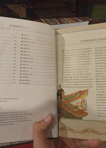 Mısır Ölüler Kitabı İngilizce Özel Baski - Görsel 6