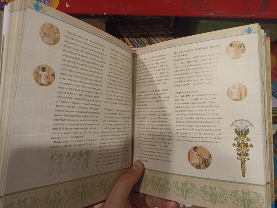 Mısır Ölüler Kitabı İngilizce Özel Baski - Görsel 3