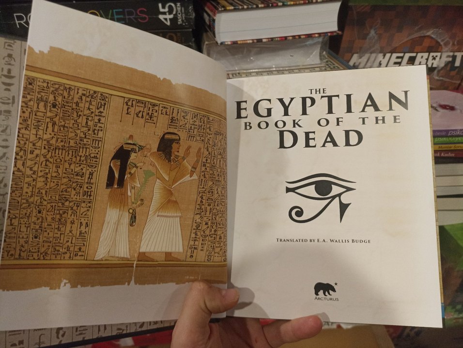 Mısır Ölüler Kitabı İngilizce Özel Baski - Görsel 4