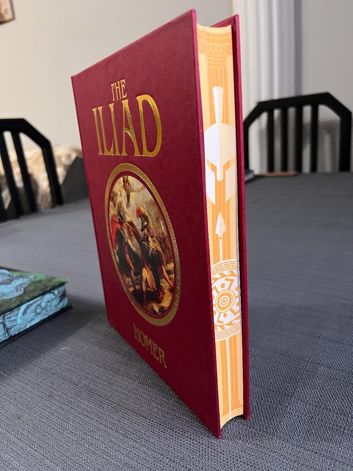 İlyada ve Odysseia Homeros İngilizce Klasik Cilt Kitap - Görsel 3