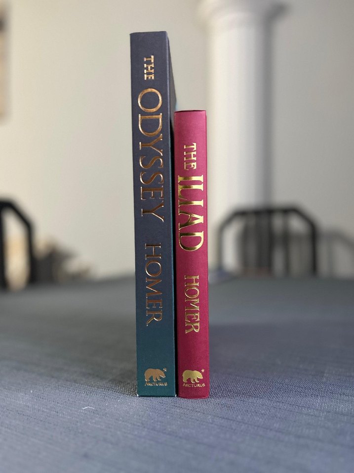 İlyada ve Odysseia Homeros İngilizce Klasik Cilt Kitap - Görsel 4