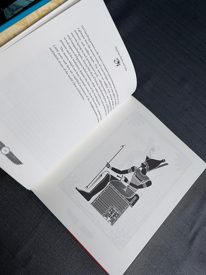 Mısır Mitleri ve Tanrıça Hikayeleri Kitabi İngilizce Myths Tales - Görsel 4