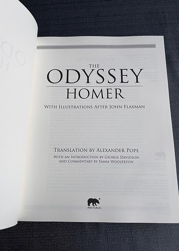 Odyssey Homeros İngilizce Klasik Kitap - Görsel 3