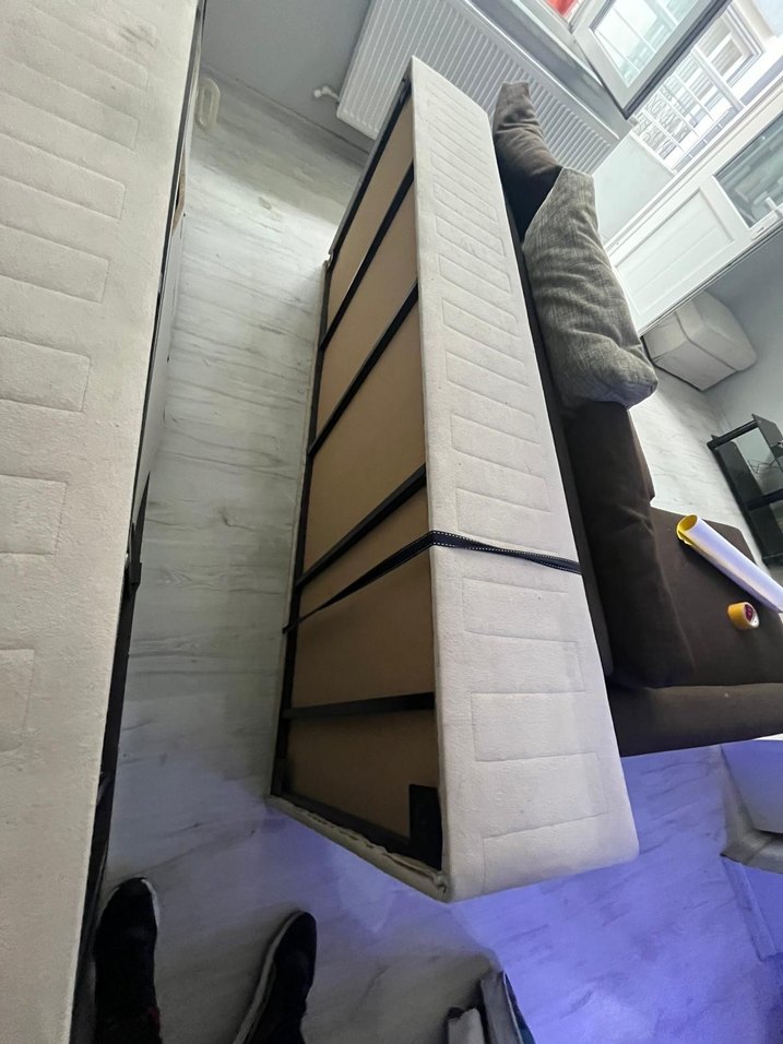 Krem Rengi Tekli Baza - Görsel 3