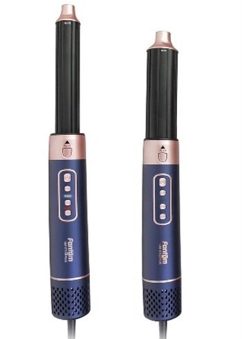 Mavi Çok Fonksiyonlu Saç Şekillendirici Set - Görsel 2