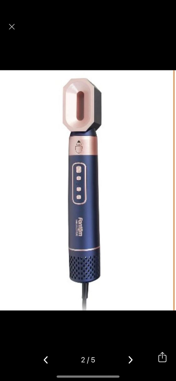 Mavi Çok Fonksiyonlu Saç Şekillendirici Set - Görsel 3