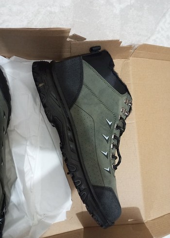 Gri Kamuflaj Desenli Bağcıklı Erkek Bot - Görsel 4