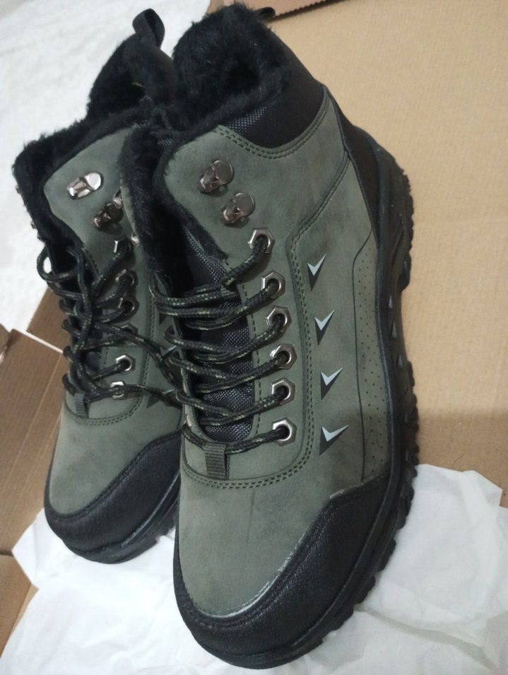 Gri Kamuflaj Desenli Bağcıklı Erkek Bot - Görsel 2