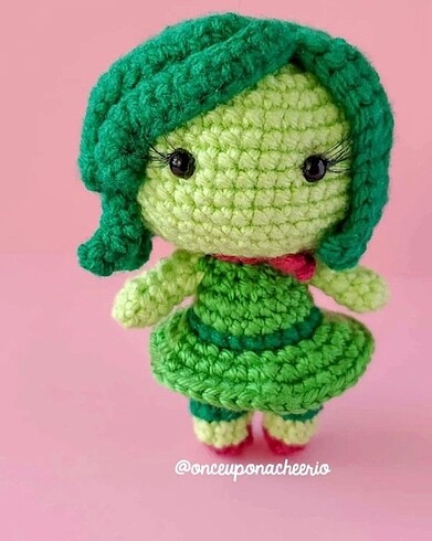 Walt Disney World Inside out amigurumi figür