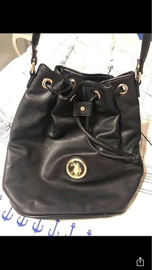 US Polo Siyah Askılı Çanta