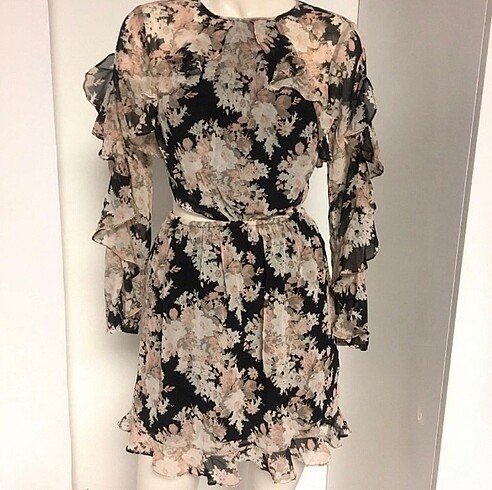 H&M Çiçekli mini elbise