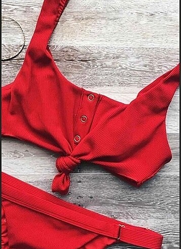 s Beden kırmızı Renk Kırmızı bikini