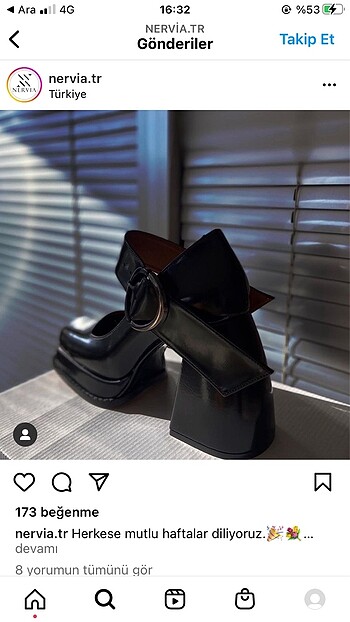 Zara Nervia topuklu ayakkabı