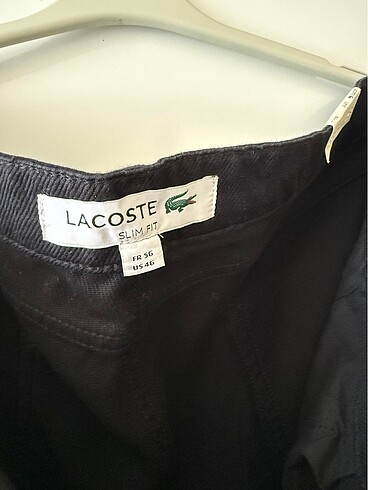 46 Beden LACOSTE SLİM FİT 46/32 FATURALI SIFIR