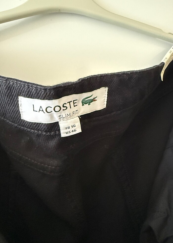 LACOSTE SLİM FİT 46/32 FATURALI SIFIR - Görsel 3