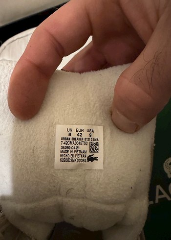 Lacoste LACOSTE FATURALI SU GEÇİRMEZ ÖZELLİKLİ