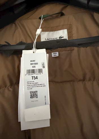 LACOSTE 54 BEDEN FATURALI SIFIR - Görsel 3