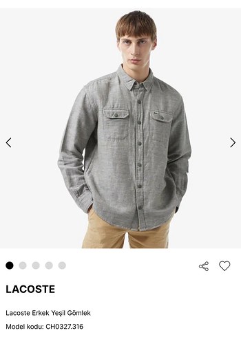 LACOSTE FATURALI 43 SIFIR - Görsel 2