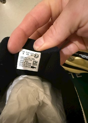 LACOSTE 43 FATURALI SIFIR - Görsel 4