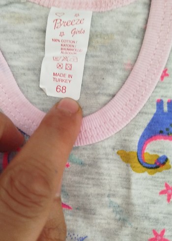 Diğer Gri Desenli Bebek zıbını