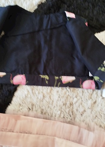 Diğer Kız Bebek Pembe Tüllü Kıyafet Seti