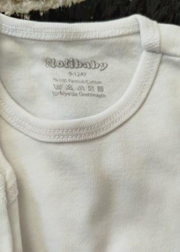 Beyaz Pamuklu Erkek Bebek Kolsuz Body - Görsel 3