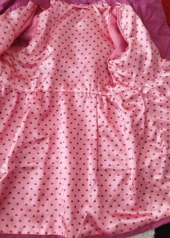 LC Waikiki Düğmeli Pembe Kız Çocuk Mont