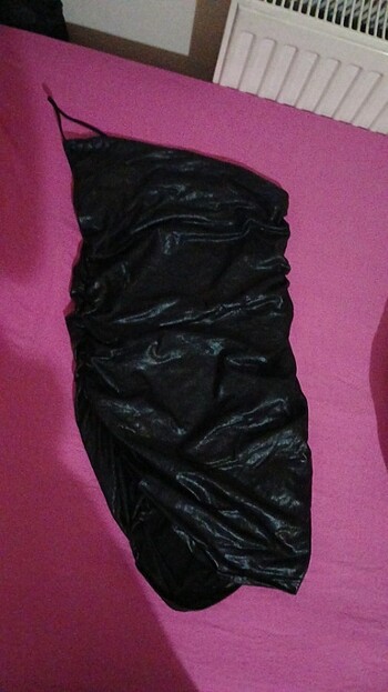 Mini Deri elbise XS