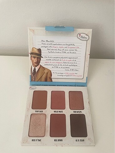 thebalm male order far paleti domestic male