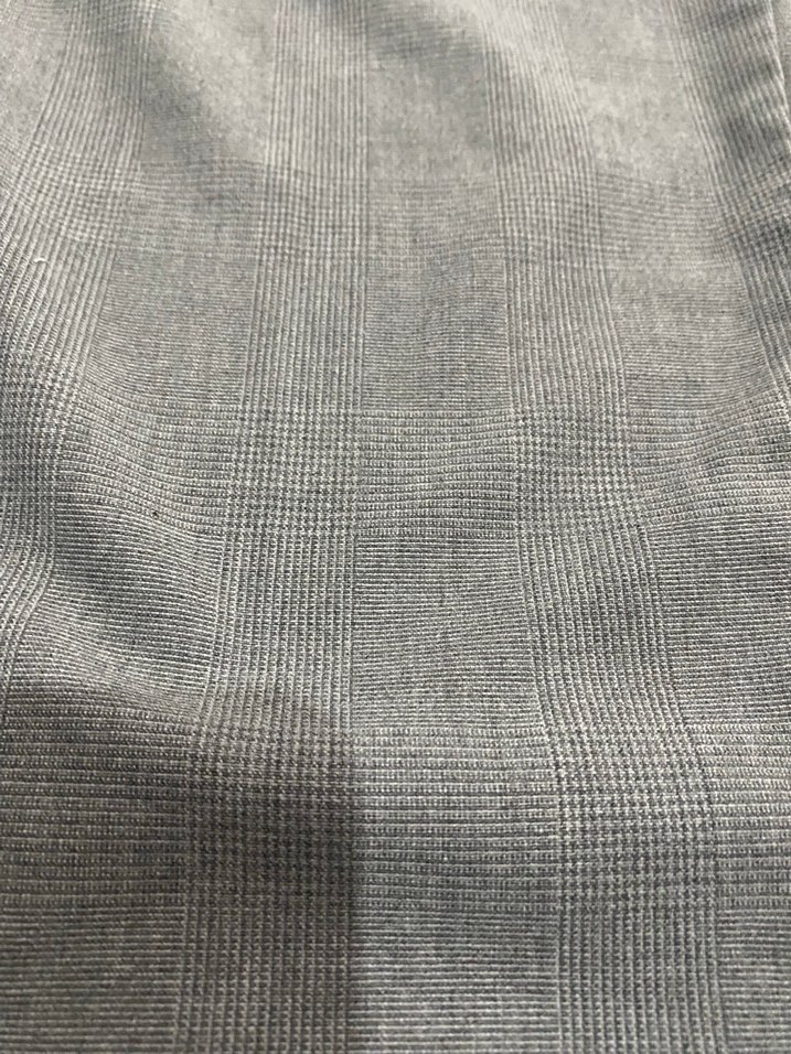 Düğmeli Gri Kadın Kumaş Pantolon - Görsel 2