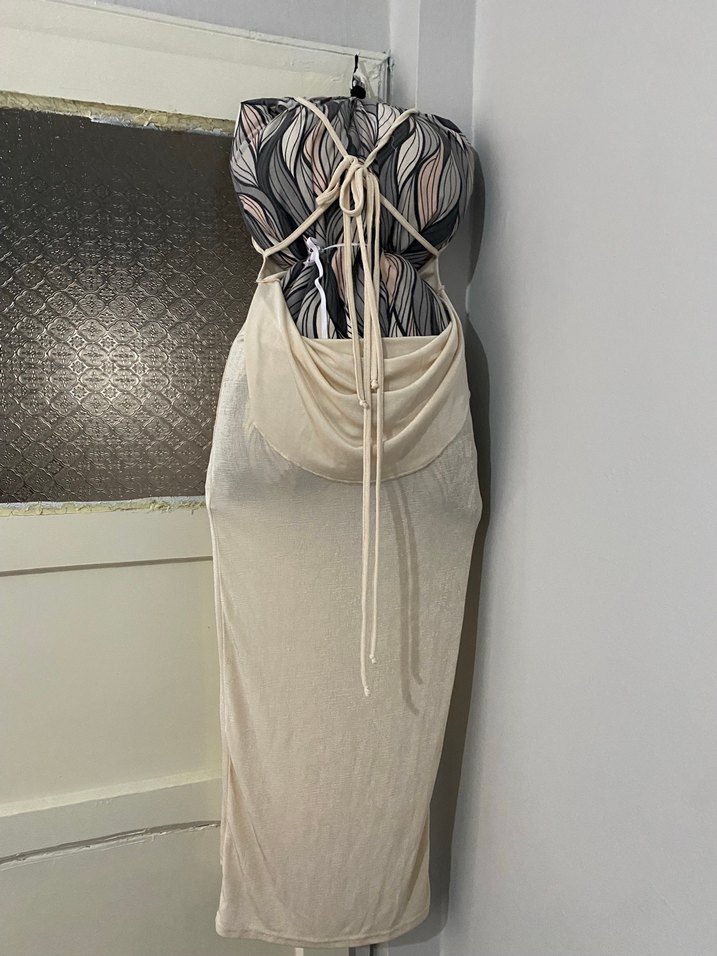 Kadın transparan Elbise - Görsel 3