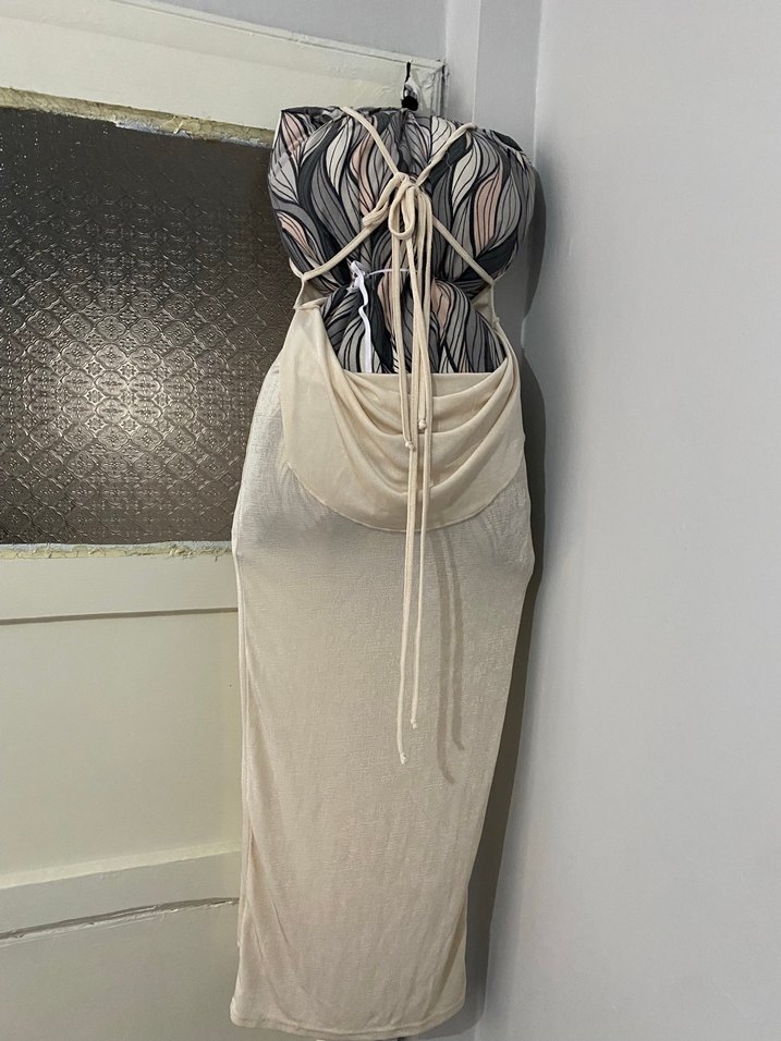 Kadın transparan Elbise - Görsel 4