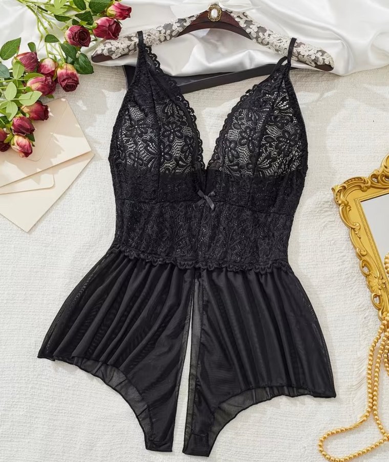 Dantelli gecelik - Görsel 3