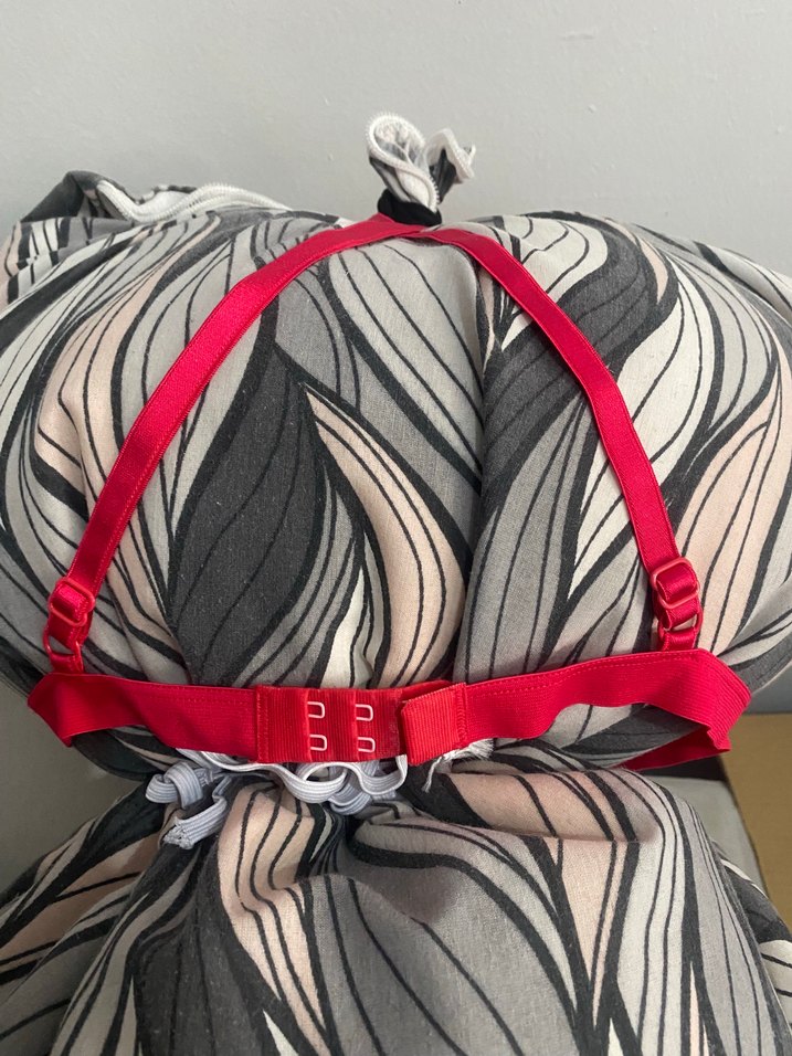 Kırmızı Dantel sütyen - Görsel 4