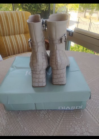 Blok Topuklu Kadın Bot - Görsel 3