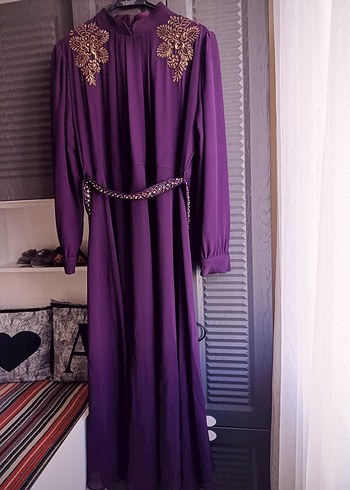 İKİSİNİN FİYATIDIR 54 BEDEN TESETTÜR Abiye Elbise - Görsel 2