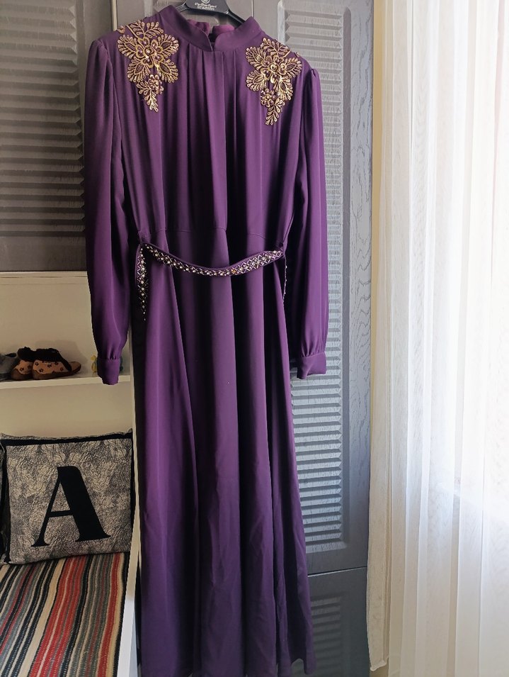 İKİSİNİN FİYATIDIR 54 BEDEN TESETTÜR Abiye Elbise - Görsel 5