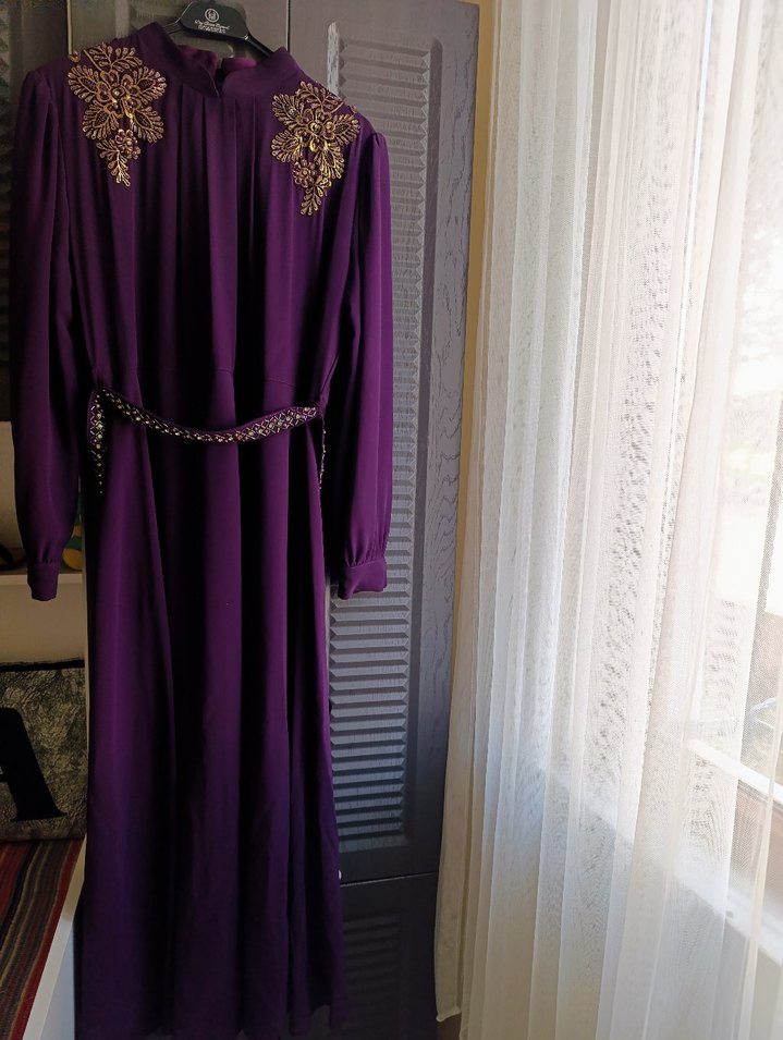 İKİSİNİN FİYATIDIR 54 BEDEN TESETTÜR Abiye Elbise - Görsel 3