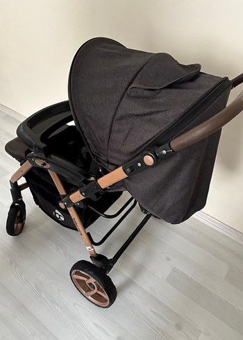 Çift yönlü geniş bebek arabası - Görsel 8