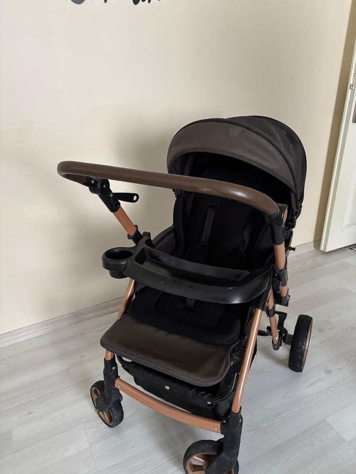 Çift yönlü geniş bebek arabası - Görsel 3