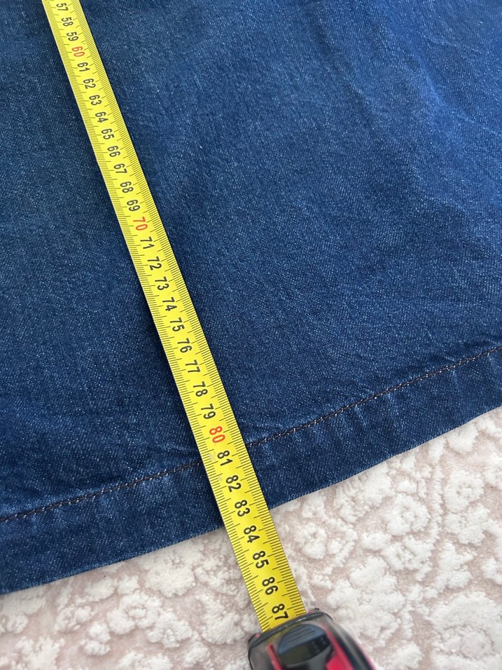 Kadın Kot Salopet Elbise - Görsel 5