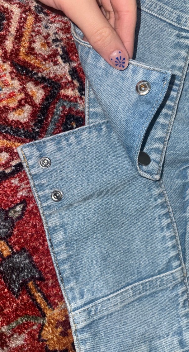 Kadın Kot Straplez Bel Detaylı Üst - Görsel 4