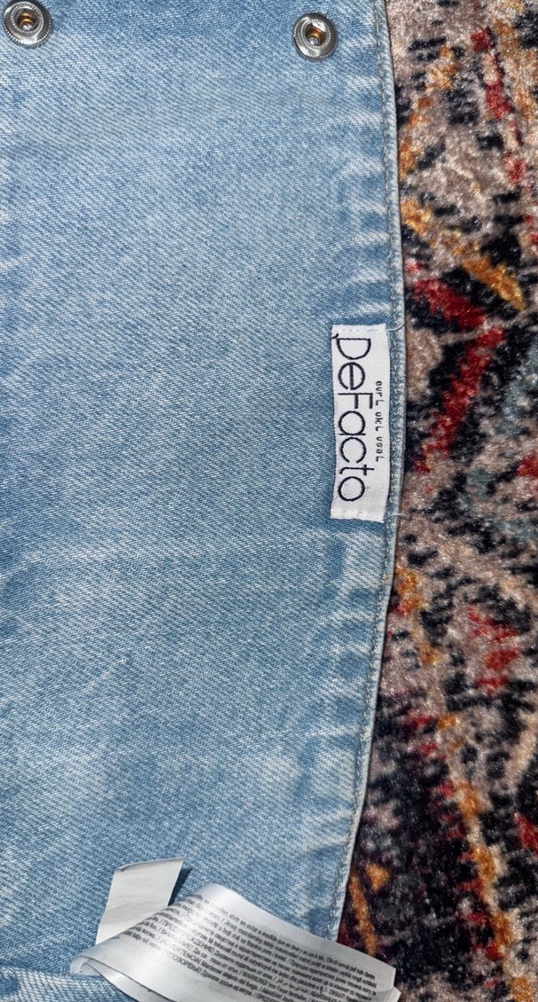 Kadın Kot Straplez Bel Detaylı Üst - Görsel 5