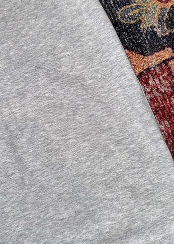 Gri Uzun Straplez Kadın Elbise - Görsel 4