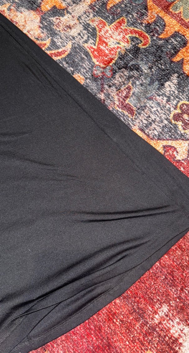 Siyah Drapeli Uzun Bohem Etek - Görsel 2