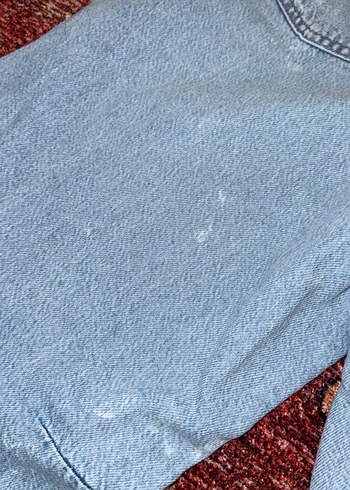 Bohem Gri Mavi Batik Desenli Kadın Kot Pantolon - Görsel 9